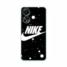 Чехол для Оппо А78 - с принтом Найк (AlphaPrint) Nike с фоном - купить на Floy.com.ua