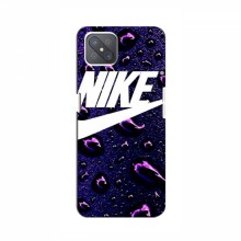 Чехол для Оппо А92с - с принтом Найк (AlphaPrint) Nike-фиолетовый - купить на Floy.com.ua
