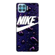 Чехол для Оппо А93 - с принтом Найк (AlphaPrint) Nike-фиолетовый - купить на Floy.com.ua