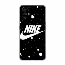 Чехол для Оппо А94 - с принтом Найк (AlphaPrint) Nike с фоном - купить на Floy.com.ua