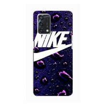 Чехол для Оппо А95 - с принтом Найк (AlphaPrint) Nike-фиолетовый - купить на Floy.com.ua