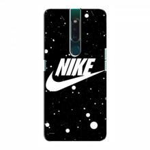 Чехол для Оппо Ф11 - с принтом Найк (AlphaPrint) Nike с фоном - купить на Floy.com.ua
