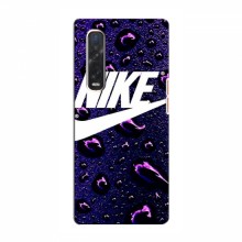 Чехол для Оппо Финд х3 Про - с принтом Найк (AlphaPrint) Nike-фиолетовый - купить на Floy.com.ua