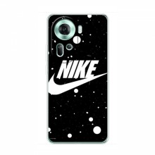 Чехол для Оппо Рено 11 5G - с принтом Найк (AlphaPrint) Nike с фоном - купить на Floy.com.ua