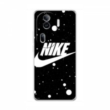 Чехол для Оппо Рено 11 Про 5G - с принтом Найк (AlphaPrint) Nike с фоном - купить на Floy.com.ua