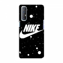 Чехол для Оппо Рено 3 - с принтом Найк (AlphaPrint) Nike с фоном - купить на Floy.com.ua