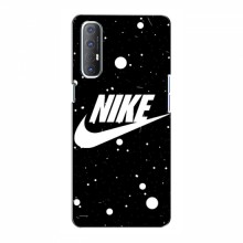 Чехол для Оппо Рено 3 Про - с принтом Найк (AlphaPrint) Nike с фоном - купить на Floy.com.ua
