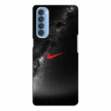 Чехол для Оппо Рено 4 Про - с принтом Найк (AlphaPrint) Nike 1 - купить на Floy.com.ua