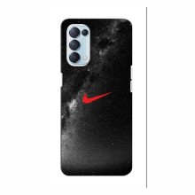 Чехол для Оппо Рено 5 (4G) - с принтом Найк (AlphaPrint) Nike 1 - купить на Floy.com.ua