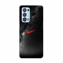 Чехол для Оппо Рено 6 Про - с принтом Найк (AlphaPrint) Nike 1 - купить на Floy.com.ua