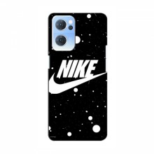 Чехол для Оппо Рено 7 (5G) - с принтом Найк (AlphaPrint) Nike с фоном - купить на Floy.com.ua