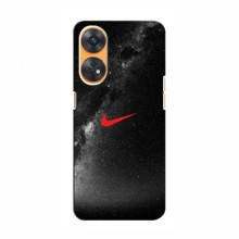 Чехол для Оппо Рено 8Т - с принтом Найк (AlphaPrint) Nike 1 - купить на Floy.com.ua