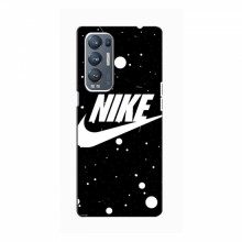 Чехол для Оппо Рено 5 Про Плюс (5G) - с принтом Найк (AlphaPrint) Nike с фоном - купить на Floy.com.ua