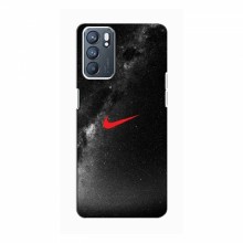 Чехол для Оппо Рено 6 (4G) - с принтом Найк (AlphaPrint) Nike 1 - купить на Floy.com.ua