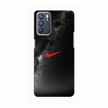 Чехол для Оппо Рено 6 (5G) - с принтом Найк (AlphaPrint) Nike 1 - купить на Floy.com.ua