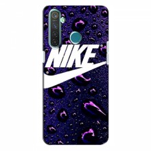 Чехол для RealMe 5 - с принтом Найк (AlphaPrint) Nike-фиолетовый - купить на Floy.com.ua