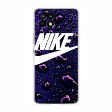 Чехол для Реалми 8i - с принтом Найк (AlphaPrint) Nike-фиолетовый - купить на Floy.com.ua