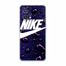 Чехол для Реалми 9 - с принтом Найк (AlphaPrint) Nike-фиолетовый - купить на Floy.com.ua