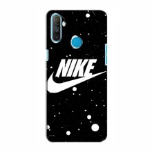 Чехол для Реалми С3 - с принтом Найк (AlphaPrint) Nike с фоном - купить на Floy.com.ua