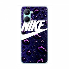 Чехол для Реалми С33 - с принтом Найк (AlphaPrint) Nike-фиолетовый - купить на Floy.com.ua