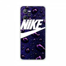 Чехол для Реалми С35 - с принтом Найк (AlphaPrint) Nike-фиолетовый - купить на Floy.com.ua
