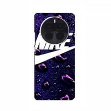 Чехол для Реалми ДжиТи 5 Про - с принтом Найк (AlphaPrint) Nike-фиолетовый - купить на Floy.com.ua