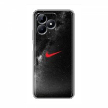 Чехол для Реалми Ноут 50 - с принтом Найк (AlphaPrint) Nike 1 - купить на Floy.com.ua