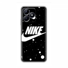 Чехол для Реалми Ноут 50 - с принтом Найк (AlphaPrint) Nike с фоном - купить на Floy.com.ua