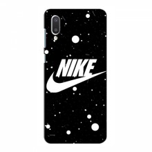 Чехол для Самсунг А02 (2021) - с принтом Найк (AlphaPrint) Nike с фоном - купить на Floy.com.ua