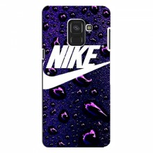 Чехол для Samsung A8, A8 2018, A530F - с принтом Найк (AlphaPrint) Nike-фиолетовый - купить на Floy.com.ua
