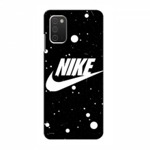 Чехол для Самсунг А03с - с принтом Найк (AlphaPrint) Nike с фоном - купить на Floy.com.ua