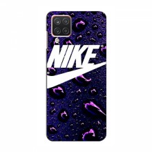 Чехол для Самсунг А12 - с принтом Найк (AlphaPrint) Nike-фиолетовый - купить на Floy.com.ua