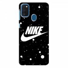 Чехол для Самсунг А21с - с принтом Найк (AlphaPrint) Nike с фоном - купить на Floy.com.ua