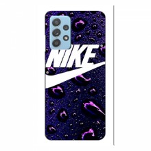 Чехол для Самсунг А23 - с принтом Найк (AlphaPrint) Nike-фиолетовый - купить на Floy.com.ua