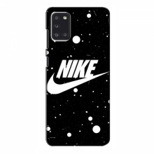 Чехол для Самсунг А31 - с принтом Найк (AlphaPrint) Nike с фоном - купить на Floy.com.ua