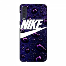 Чехол для Самсунг А50 (2019) - с принтом Найк (AlphaPrint) Nike-фиолетовый - купить на Floy.com.ua