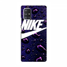 Чехол для Самсунг Галакси А52 - с принтом Найк (AlphaPrint) Nike-фиолетовый - купить на Floy.com.ua