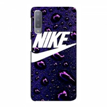 Чехол для Samsung A7-2018, A750 - с принтом Найк (AlphaPrint) Nike-фиолетовый - купить на Floy.com.ua