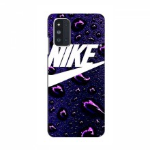 Чехол с принтом Найк для Samsung Galaxy F52 5G (E526) (AlphaPrint) Nike-фиолетовый - купить на Floy.com.ua