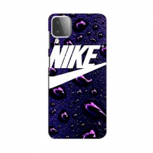 Чехол для Самсунг М12 - с принтом Найк (AlphaPrint) Nike-фиолетовый - купить на Floy.com.ua
