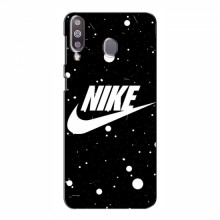 Чехол для Самсунг М30 - с принтом Найк (AlphaPrint) Nike с фоном - купить на Floy.com.ua