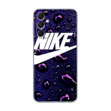 Чехол для Самсунг М34 (5G) - с принтом Найк (AlphaPrint) Nike-фиолетовый - купить на Floy.com.ua
