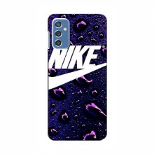 Чехол для Самсунг М52 - с принтом Найк (AlphaPrint) Nike-фиолетовый - купить на Floy.com.ua