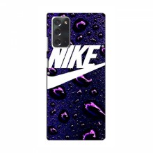 Чехол для Самсунг Галакси Нот 20 - с принтом Найк (AlphaPrint) Nike-фиолетовый - купить на Floy.com.ua