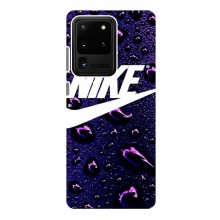 Чехол для Самсунг С20 Ультра - с принтом Найк (AlphaPrint) Nike-фиолетовый - купить на Floy.com.ua