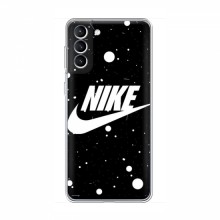 Чехол для Самсунг С21 - с принтом Найк (AlphaPrint) Nike с фоном - купить на Floy.com.ua