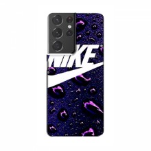 Чехол для Самсунг S21 Плюс - с принтом Найк (AlphaPrint) Nike-фиолетовый - купить на Floy.com.ua