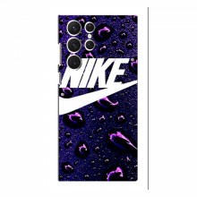 Чехол для Самсунг S22 Ультра - с принтом Найк (AlphaPrint) Nike-фиолетовый - купить на Floy.com.ua