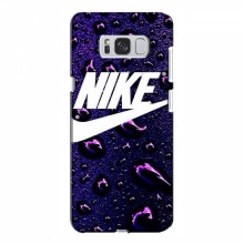 Чехол для Samsung S8 Plus, Galaxy S8+, S8 Плюс G955 - с принтом Найк (AlphaPrint) Nike-фиолетовый - купить на Floy.com.ua