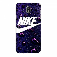 Чехол для Samsung J5 2017, J5 европейская версия - с принтом Найк (AlphaPrint) Nike-фиолетовый - купить на Floy.com.ua